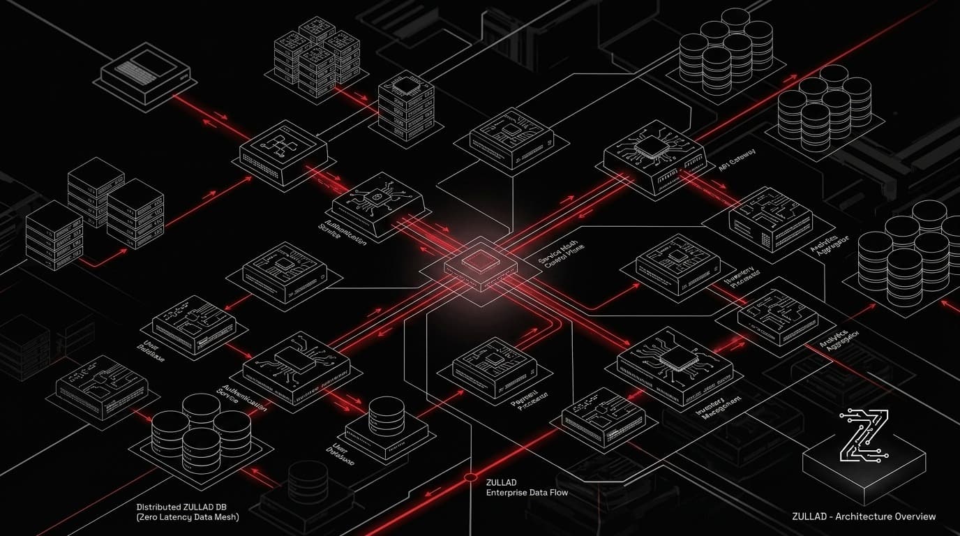 Cloud Infrastructure Visual (Dark)
